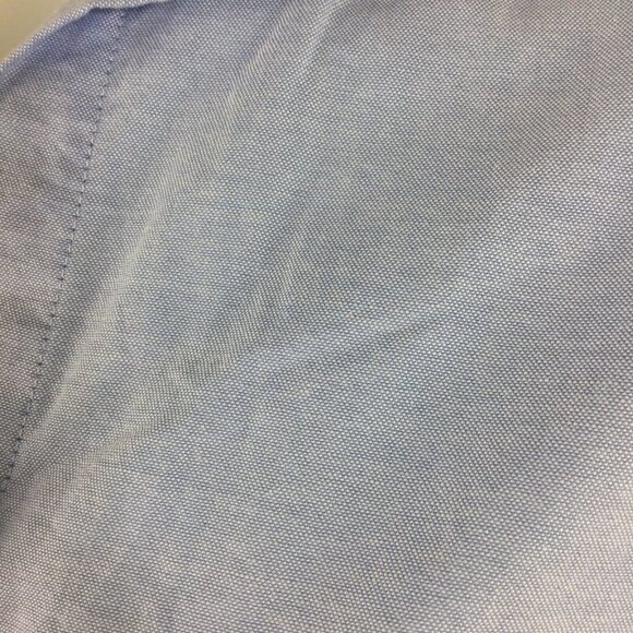 ZARA BASIC Blouse Button Front Shirt Solid Blue - Picture 5 of 7